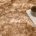 thumbnail image 4 of Pentantan 5ft x 8ft Shag Area Rug, Soft Fluffy Rugs for Living Room Bedroom, Modern Tie-dye Home Carpet, Camel, 4 of 7