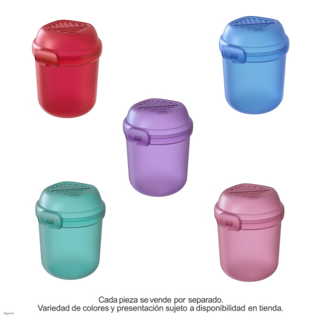 Contenedor Redondo Prichos Maxi Bite 469 ml Varios Colores 1 Pieza