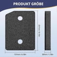 thumbnail image 4 of 4 pieces filter for Miele T1 series dryer 9164761 replacement part for Miele T1 tumble dryer fine/coarse 207 x 157 x 30 mm tumble, 4 of 5