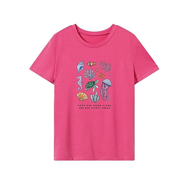 Camiseta Mujer, Cuello Redondo, Ropa Mujer, Streetwear, Trabajo, Camiseta Mujer SG