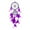 Purple, variant on Handwoven Dream Catcher with Feathers and Beads for Bedroom or Car Decoration Bohemian Style Wall Hanging Size 45cm Purple