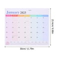 thumbnail image 2 of Raindrops 2025-2026 Magnetic Wall Calendar for Refrigerator with Memo, Planning Sections and Organizer, 2 of 8