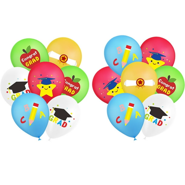 Kit de globos para fiesta de graduación, 28 unidades con globos de 12 pulgadas