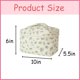 thumbnail image 2 of uekeboag - Bolsa de maquillaje acolchada de viaje grande para mujer, bolsa de cosméticos de algodón floral, bolsa organizra de artículos de cambir estética floral, 2 of 3
