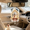 thumbnail image 4 of Cheapark 2D Flat Acrylic Christmas Snowman Hanging Ornament Lightweight Tree Pendant for Xmas Tree Holiday Home Party Decor Gift, 4 of 7