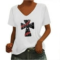 thumbnail image 1 of Camiseta sin mangas con cuello en V y estampado informal elegante para mujer OAVQHLG3B Store lin121212, 1 of 5