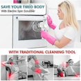 thumbnail image 3 of Electric Spin Scrubber Electric Cleaning Brush With 5 Replaceable Brush Heads Compatible With Bathtubs, Floors, W KL White, 3 of 5