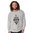 thumbnail image 5 of Wolf Pack Triangle Symbol Spirit Animal Sweatshirt for Men or Women Brisco Brands S, 5 of 6