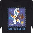 thumbnail image 3 of Frozen 2 - Olaf Family Is Tradition - Toddler And Youth Long Sleeve Graphic T-Shirt, 3 of 5