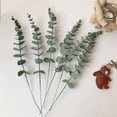thumbnail image 1 of 1/12Pcs Plastic Eucalyptus Leave Fake Plants Flower Material for Wedding Flower, 1 of 6