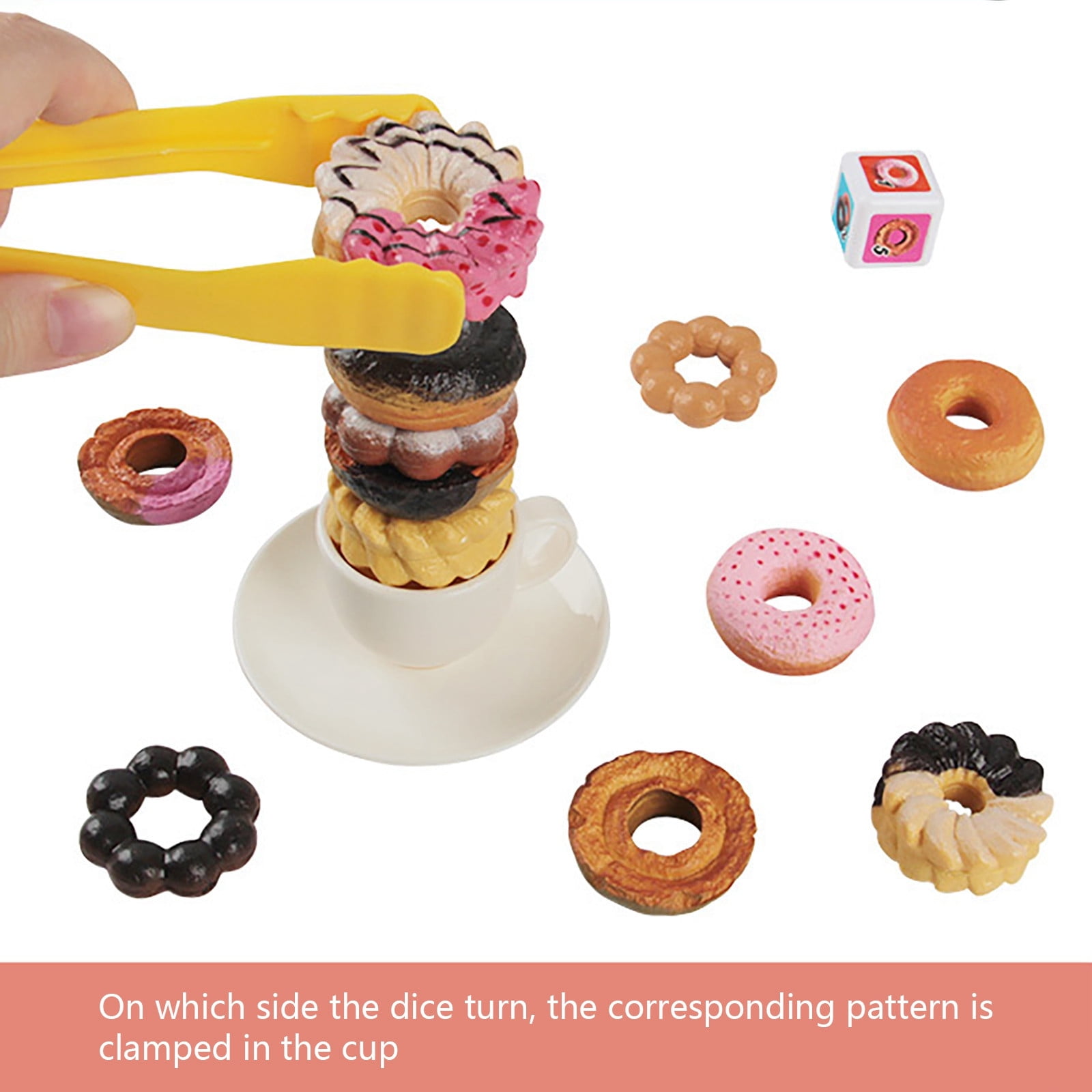 Leutsin Pretend Play Toys For Toddlers Dress Up educational Toys smart Snacks Stack em Up Doughnuts 12 ages 18 Months Fine Motor Skills Toys toddl