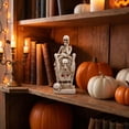 thumbnail image 4 of Halloween Spooky Ghost Skeleton Figurine, White-b Resin Ghost Statue with Tombstone Ghost Skull, Mini Ghost Decor for Halloween Decorations, Indoor Tabletop Home Decor, 4 of 6