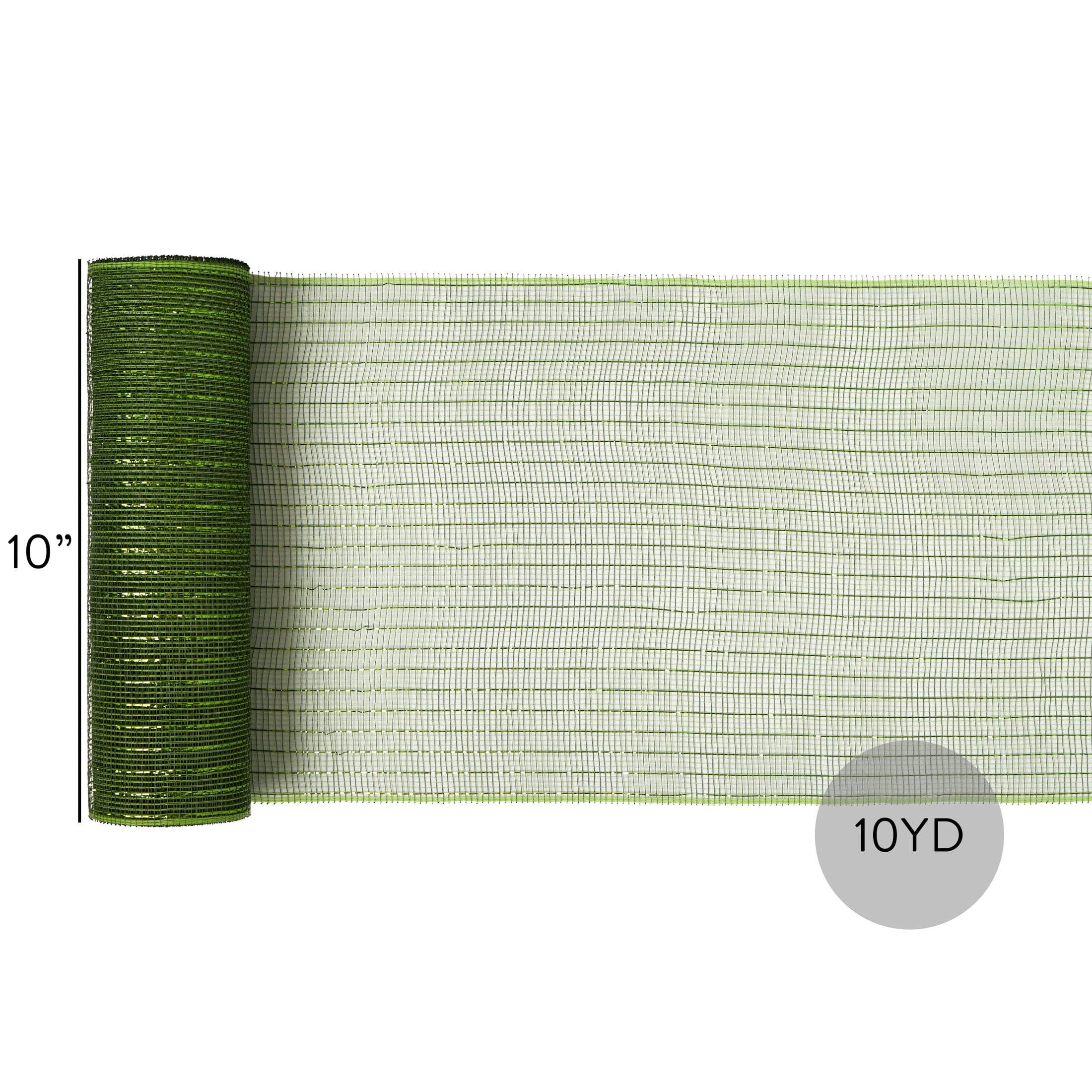 SIMPLICITY MESH GREEN 10IN 10Y, PREFECT FOR WREATHS AND DECORATING