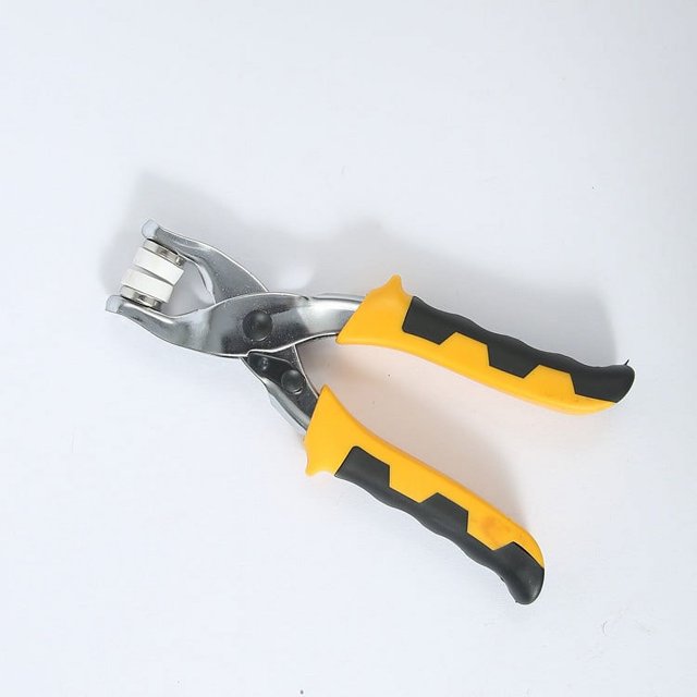 Pinzas perforantes para artículos de cuero de cinturón, pinzas de ojos de pollo diy, pinzas de cinco patas
