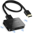 thumbnail image 1 of avedio links  Splitter 1 in 2 Out [w/ 4 Ft  Cable]Not for Extended Display- Same Screen , 4K 1x2  Splitter 1 to 2 for 3D 1080P@60Hz, Copy 1 Source to 2 Displays at The Same Time, 1 of 10