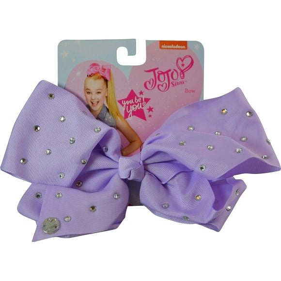 Jojo Girls Siwa Signature Collection Lavender W/Rhinestones Hair Bow