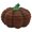 B, variant on Hand Painted Resin Halloween Pumpkin Figurine, Fall Tabletop Jack O Lantern Statue For Mantel And Shelf, Festive Autumn Home Decor Ornament, Black (Multicolor, 9.62*9.62*7CM)