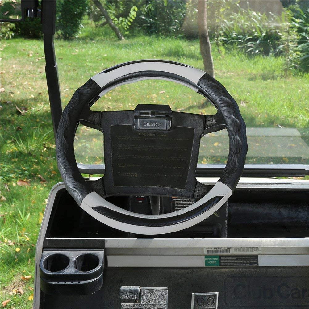 10L0L Golf Cart Steering Wheel Cover Grey for Club Car DS Precedent and