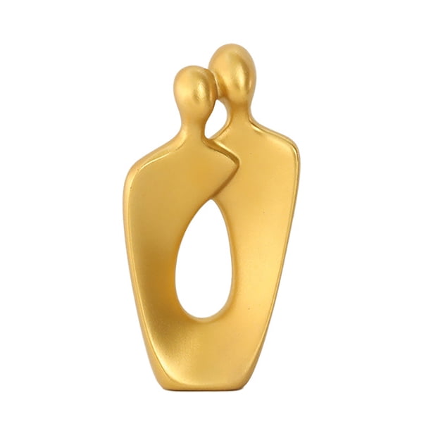 Figuras abstractas de resina Figuras de pareja Regalos de vacaciones Decoración del hogar para la sala de estar Hugtrwg Para estrenar