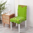 thumbnail image 3 of Chair Covers for Dining Room Chairs Stretch Printed Dining Chair Cover Set Of 4,Washable Elastic Kitchen Chair Slipcovers, Removable Seat Protector for Home or Party, 3 of 8