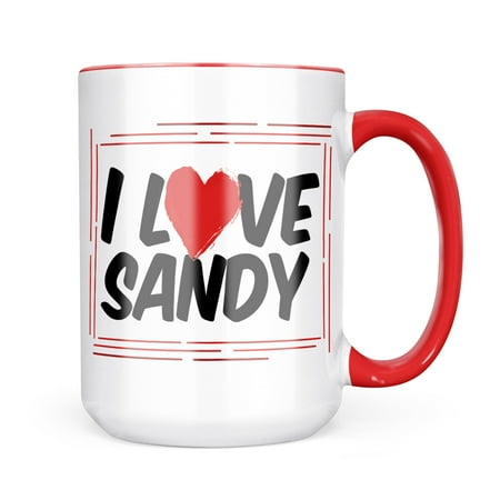 

Neonblond I Love Sandy Mug gift for Coffee Tea lovers
