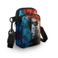thumbnail image 3 of HELLHERO Cross Body Purse for Men, Women Outdoor Daily Use Two-Tone Lion Pattern Adjustable Crossbody Bag Lightweight, 3 of 7