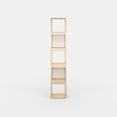 thumbnail image 4 of Ada Home Decor Furniture Multiple Tier Open Shelf Oak White Braeside Modern Bookcase, 4 of 7