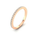 thumbnail image 3 of Certified 1/4ctw Diamond Wedding Band in 10k Rose Gold (G-H, I1-I2), 3 of 5