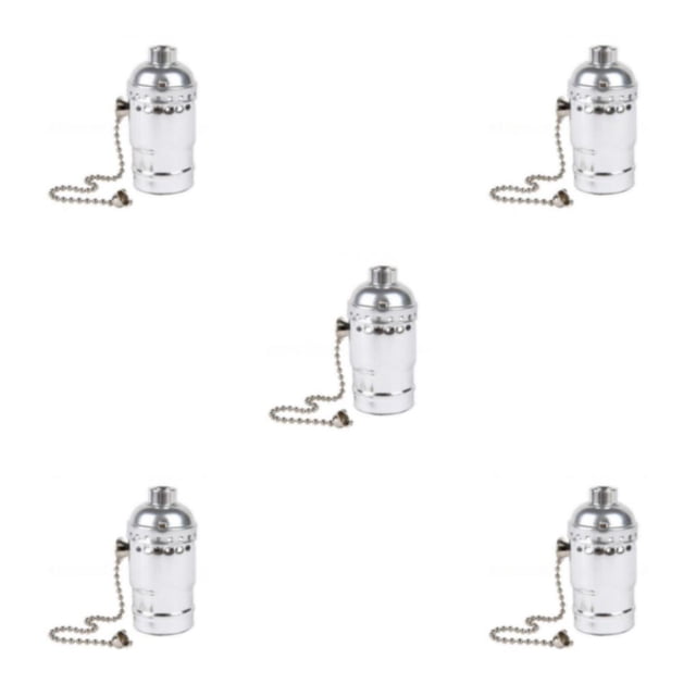 Cateissary Toma de luz Base de bombilla Soporte de linterna Mejora de ahorro de espacio Accesorios para el hogar Superficie lisa Tipo multicolor Type2 NO2