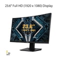 thumbnail image 2 of Monitor curvo ASUS TUF Gaming 23,6" 1080P (VG24VQE) - Full HD, 165 Hz, 1 ms, desenfoque de movimiento extremadamente bajo, sincronización adaptativa, FreeSync Premium, Shadow Boost, montaje VESA, Disp, 2 of 5