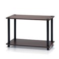 thumbnail image 1 of Furinno 11250DBR/BK Turn-N-Tube No Tools 2-Tier Shelf, 1 of 1
