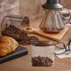 thumbnail image 5 of Recipiente hermético para almacenar alimentos con frasco de vidrio y tapa con cierre para granos de café, frutos secos y organización de la despensa, 64 oz, bote de cocina Aestivo |, 5 of 7