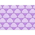 thumbnail image 1 of Ahgly Company Indoor Rectangle Patterned Heliotrope Purple Area Rugs, 4' x 6', 1 of 6