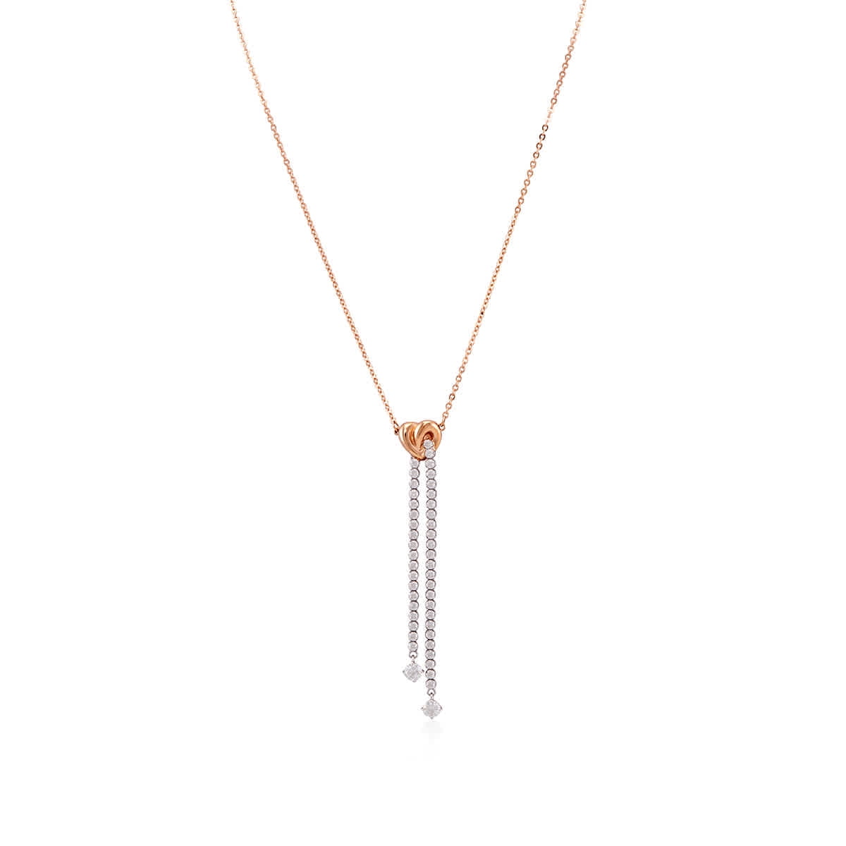 Swarovski Ladies Lifelong Heart Necklace in White