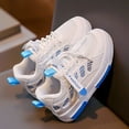 thumbnail image 5 of WNVMWI Toddler Girls Mesh Running Shoes Kids Casual Lace Up Sneakers Children Breathable Non Slip Walking Shoe Blue Sizs 13.5, 5 of 5