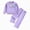 Purple, variant on TOWED22 Infant Toddler Girl 2 Piece Winter Clothes Long Sleeve Soft Crewneck Tee and Joggers Outfits Clothing(Khaki,7-8 Y)