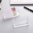 thumbnail image 5 of Raindrops  2 Pcs Office Supplies Stationery Clear Desktop Business Card Holder Carrier Case, 5 of 8