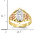 thumbnail image 3 of 10k Two Tone Gold Our Lady Of Guadalupe Ring Religious, 3 of 9