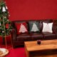 thumbnail image 4 of Funda de cojín con diseño de árbol de Navidad y borlas Decoración con bolas de pelo Funda de cojín estilo rústico, 4 of 7