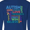 thumbnail image 4 of Inktastic Autism Support slogan Long Sleeve Youth T-Shirt, 4 of 5