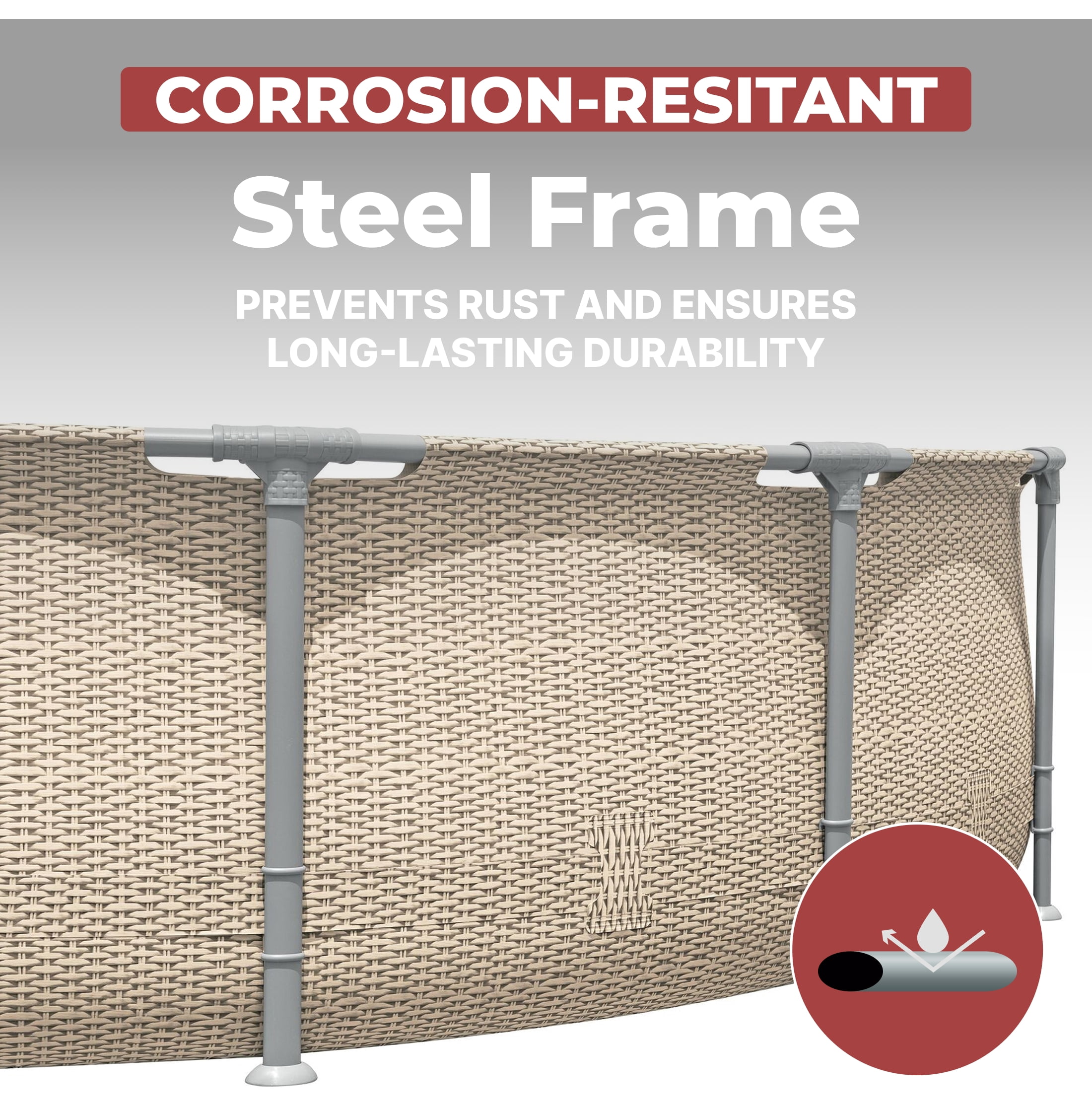 Coleman Steel Pro Max 14' x 33" Round Metal Frame Above Ground Pool Set