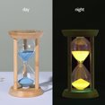 thumbnail image 6 of Tahtuvzn Home Decor 1.96x1.96x3.93" Hourglass Timer Decorative Tooth Brushing Sand Glass Clock Gift Toy Table Ornament Hour Cooking Baking Groceries Des, Gifts for Family, Orange, 6 of 6