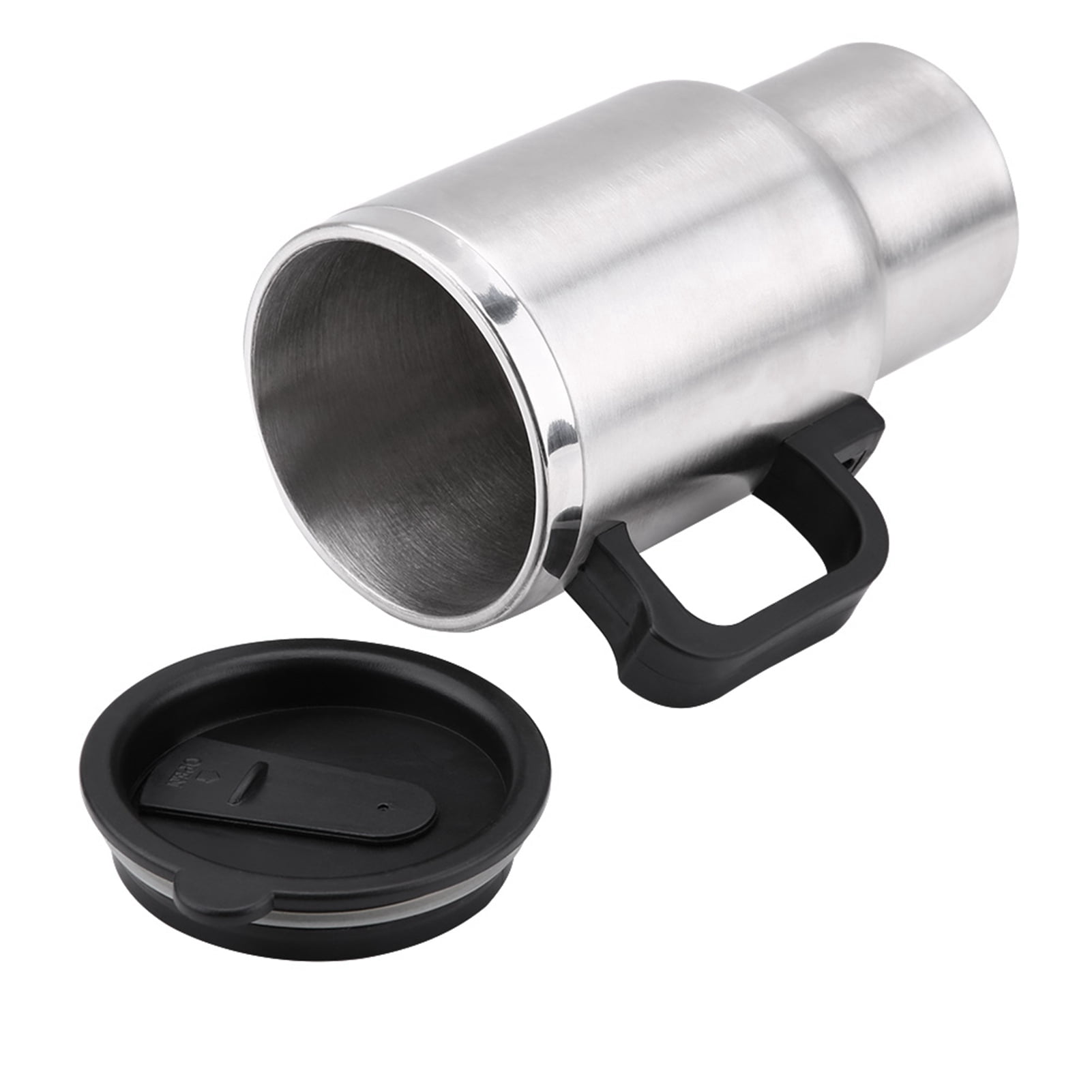 Electric Coffee Mug, Stainless Steel Spill-proof Water Kettle 12V 65 Warm Keeping 450ml For Car For Travel