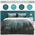 thumbnail image 3 of Nature Forest Set Duvet Cover Themed Multicolor Polyester Bedding Set Duvet Cover for Twin Size, 3 of 6