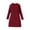 Wine, variant on Wilark Girls Ribbed Dresses Size 10-12, Long Sleeve Soft Knit Slim Fit Casual Stretch Fall Midi Dresses for Kids Wine