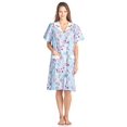 thumbnail image 1 of Casual Nights Women's Woven Snap-Front Lounger House Dress, 1 of 5