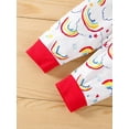 thumbnail image 4 of Dooleck Daddys Girl Baby Clothes Infant Outfit Rainbow Bodysuit Halen Pant Sleepwear, 4 of 7