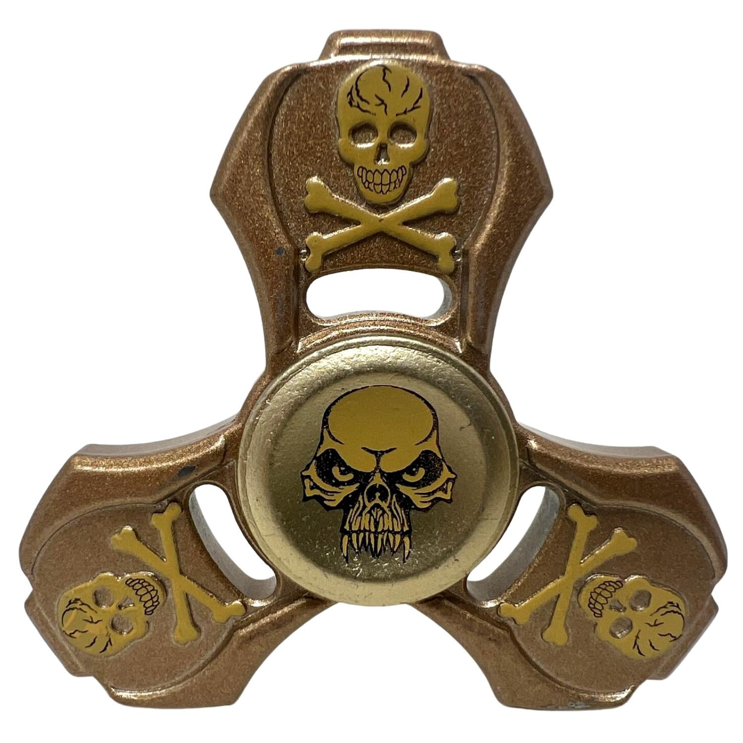 HAND SPINNER en Métal Doré FIDGET TOY ANTI STRESS