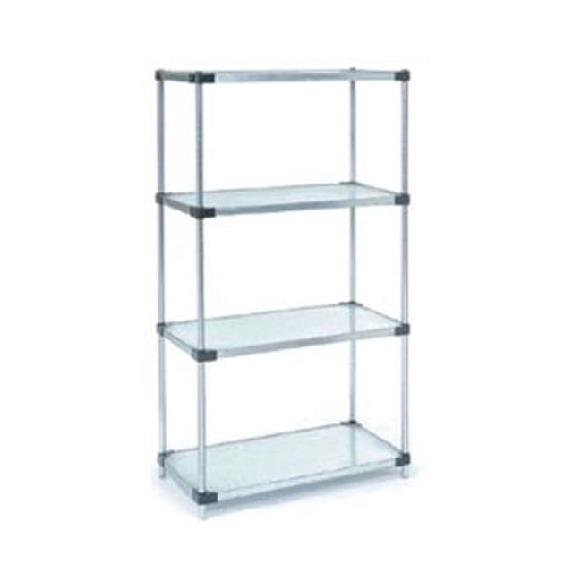 Nexel Industries 18366SZ Unité d'Étagère Solide 18 x 36 x 63 Po - Galvanisée