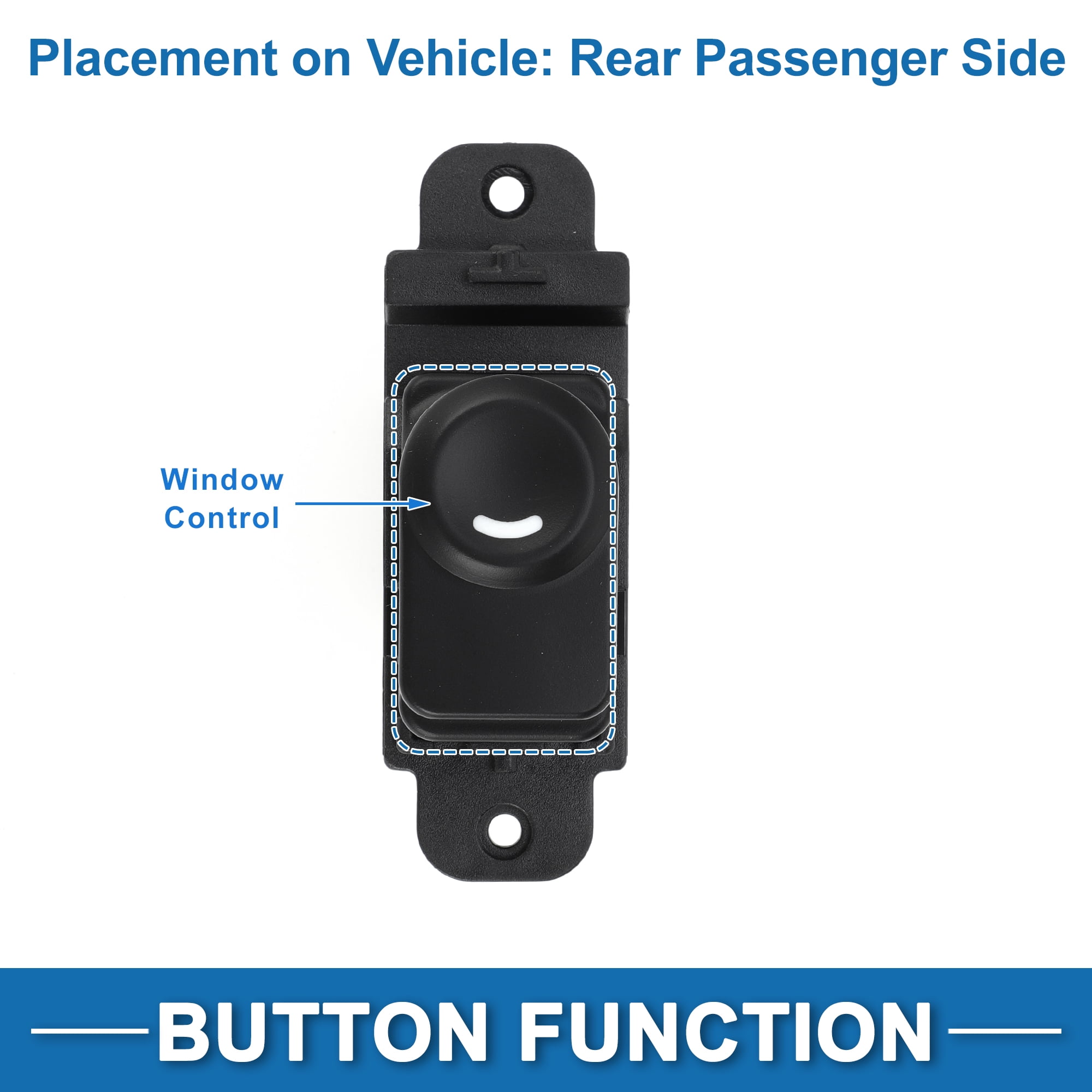 Unique Bargains Power Window Switch for Hyundai Accent 2011-2014 935801R001 Rear